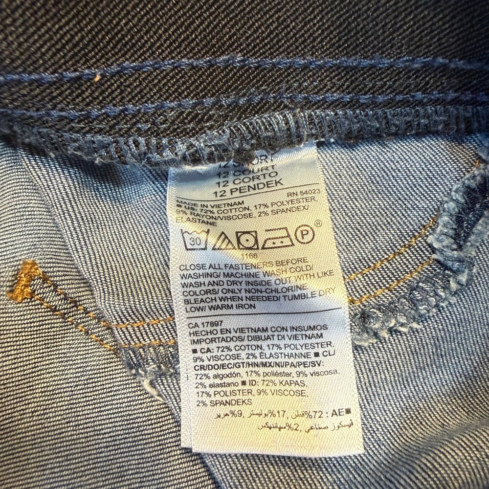 Women 12 Short Rockstar Jeggings Elastic Waist Skinny VERSATILE EVERYDAY COMFY - Picture 4 of 10